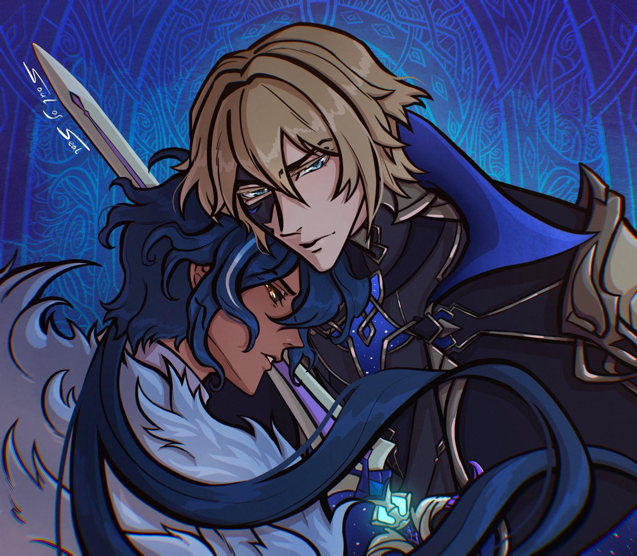 Kaeya and Dain by SoulofSeal on DeviantArt