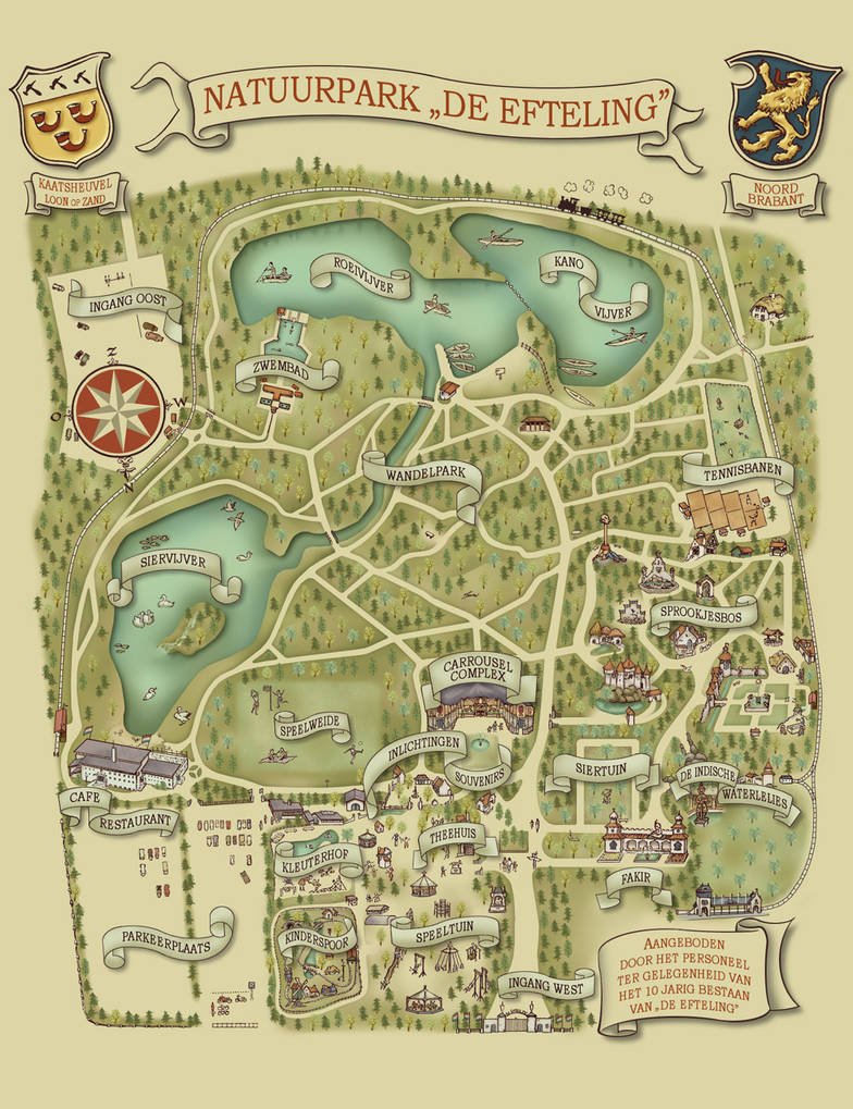Efteling Map 1972 By TheoVision On DeviantArt