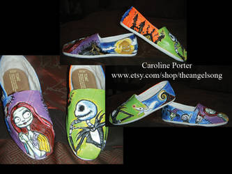 The Nightmare Before Christmas Custom Shoes