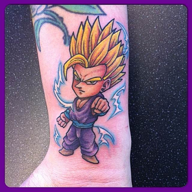 Gohan Chibi Tattoo