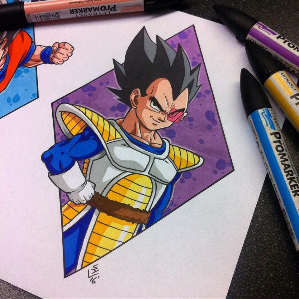 ArtStation - vegeta tattoo by @hdtattoos