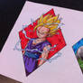 SSJ2 Gohan Tattoo Design