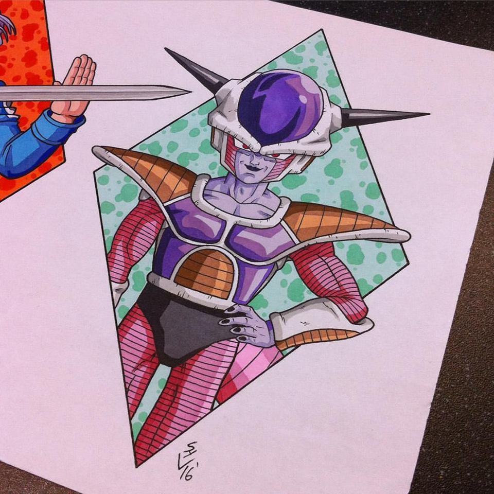 1st Form Frieza  Tattoo Design