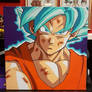 Ssj Blue Goku Painting