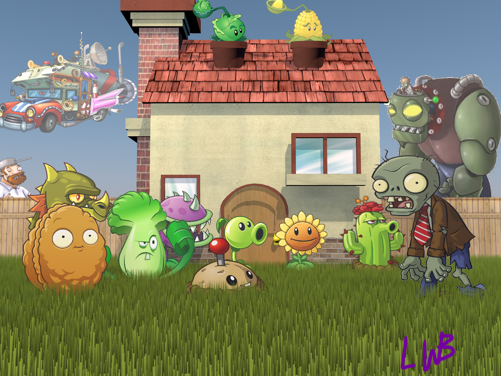 Plants vs zombies zomburbia