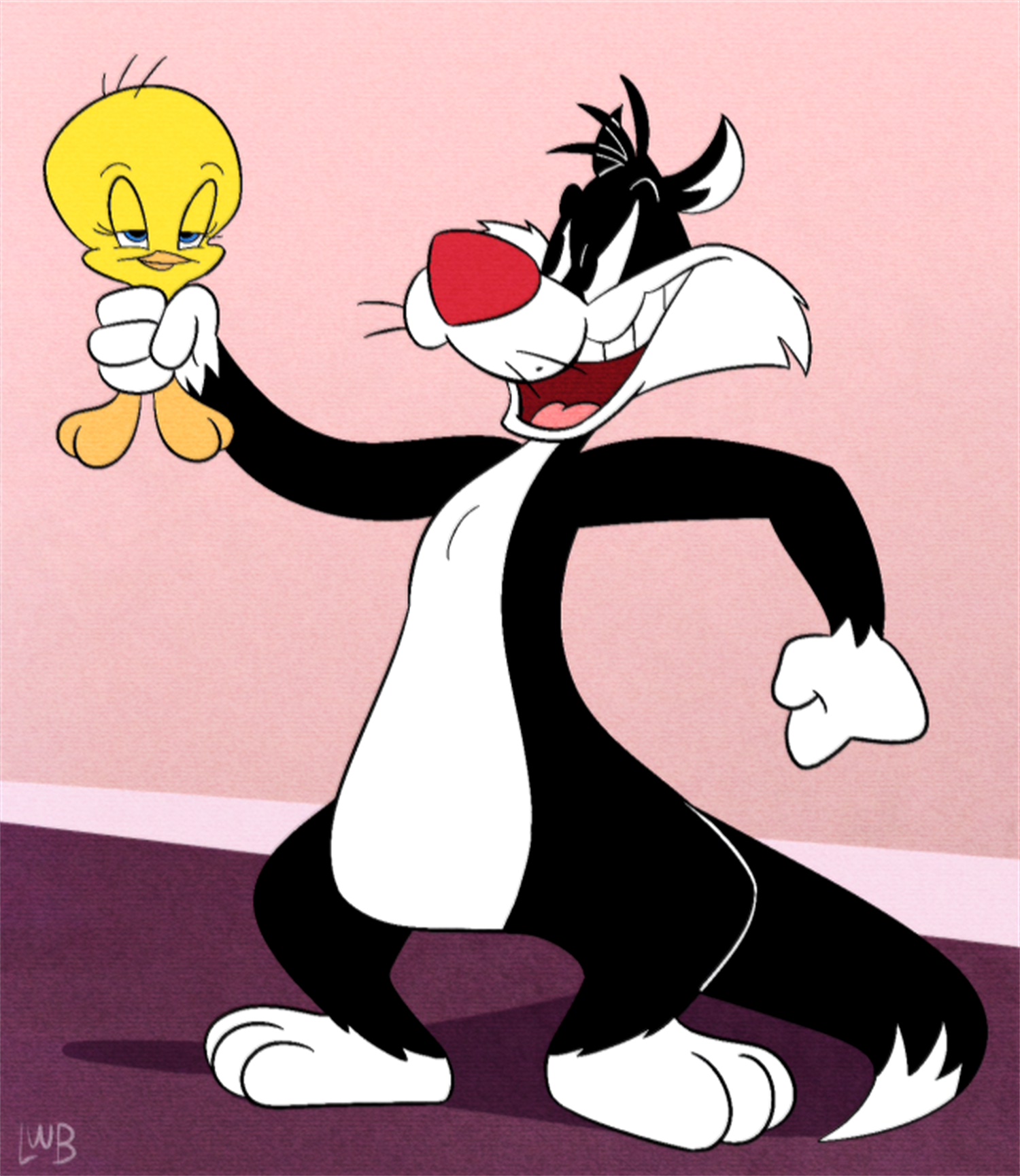 Sylvester and Tweety by Lolwutburger on DeviantArt