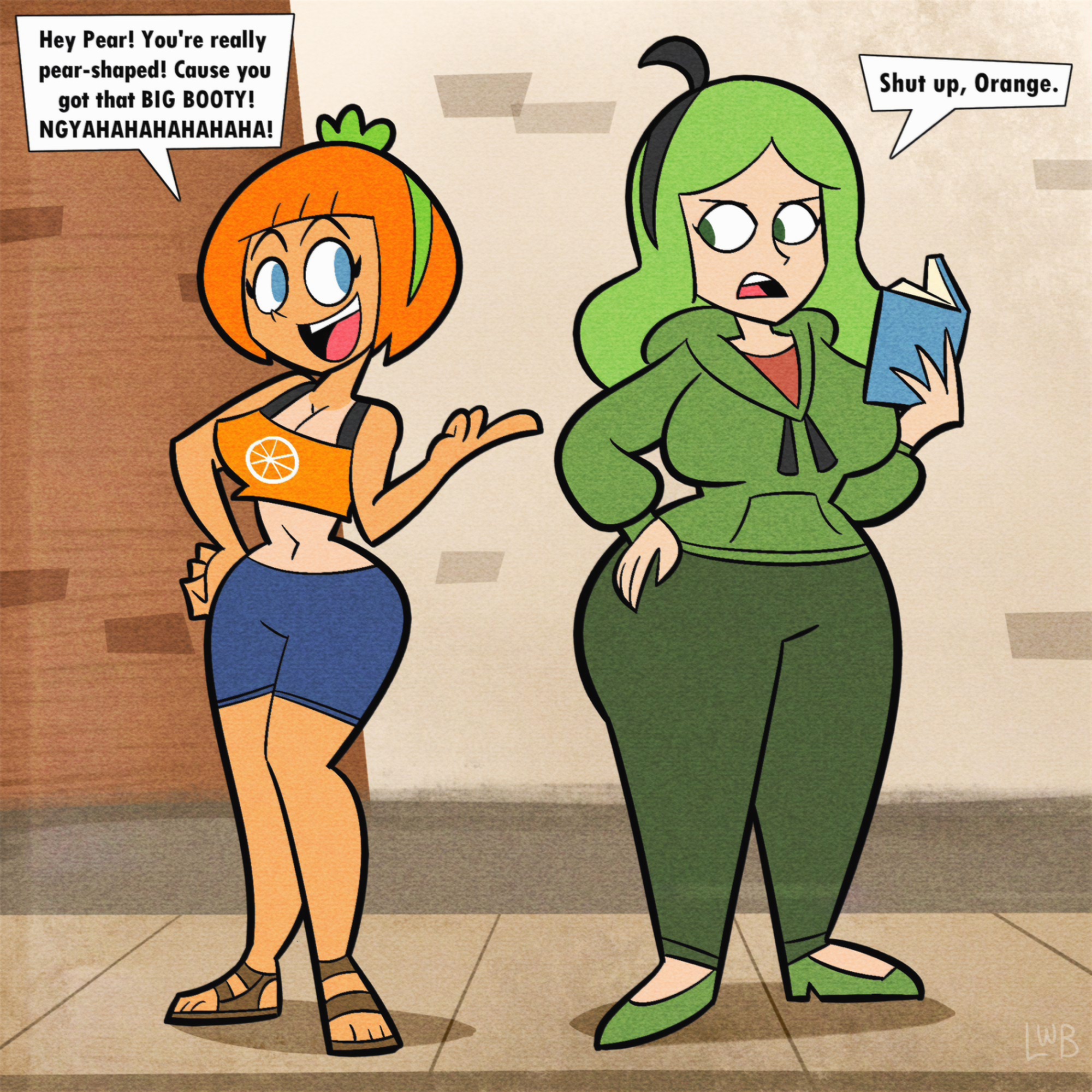 Annoying Orange Girls by Lolwutburger on DeviantArt