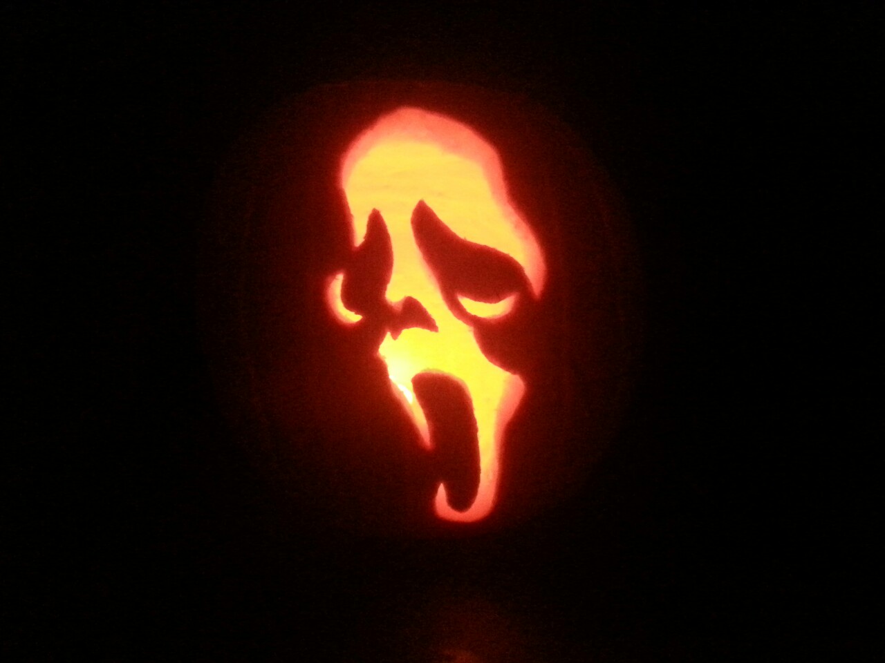 Ghostface Scream Pumpkin Carving By PR0GENIT0R On.