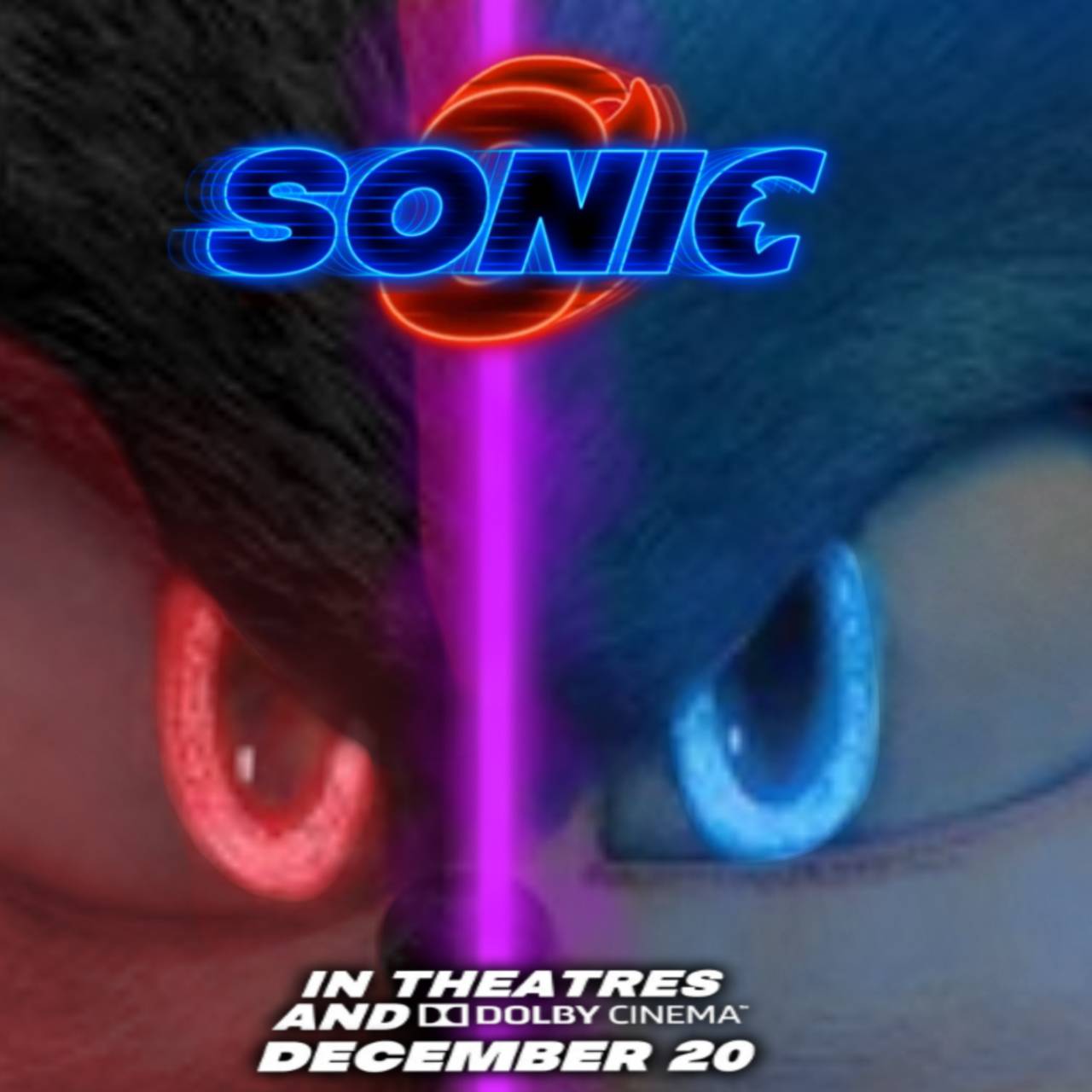 Sonic 3: O Filme pôster feito por mim