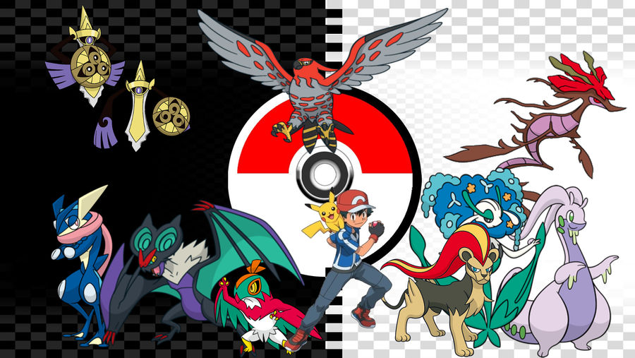 Ash Kalos Team by Jay10-000 on DeviantArt