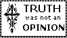 Truth vs. Opinion