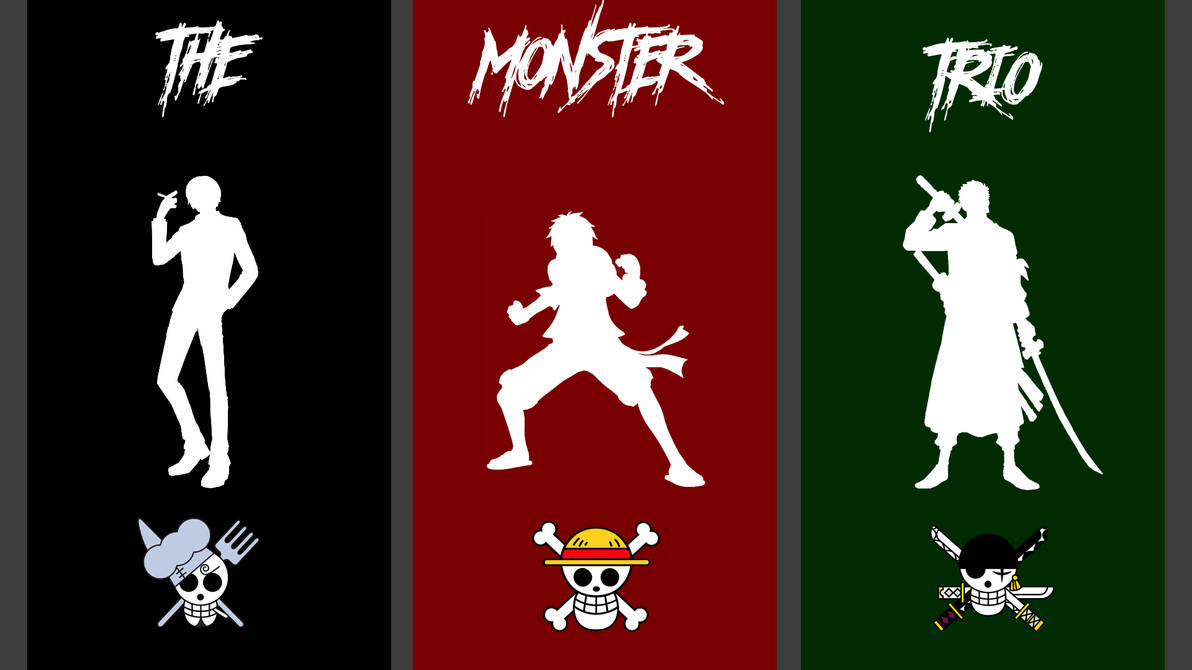 The Monster Trio Wallpaper By Freakmonster777 On Deviantart