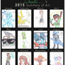 2015 Summary of Traditional Art