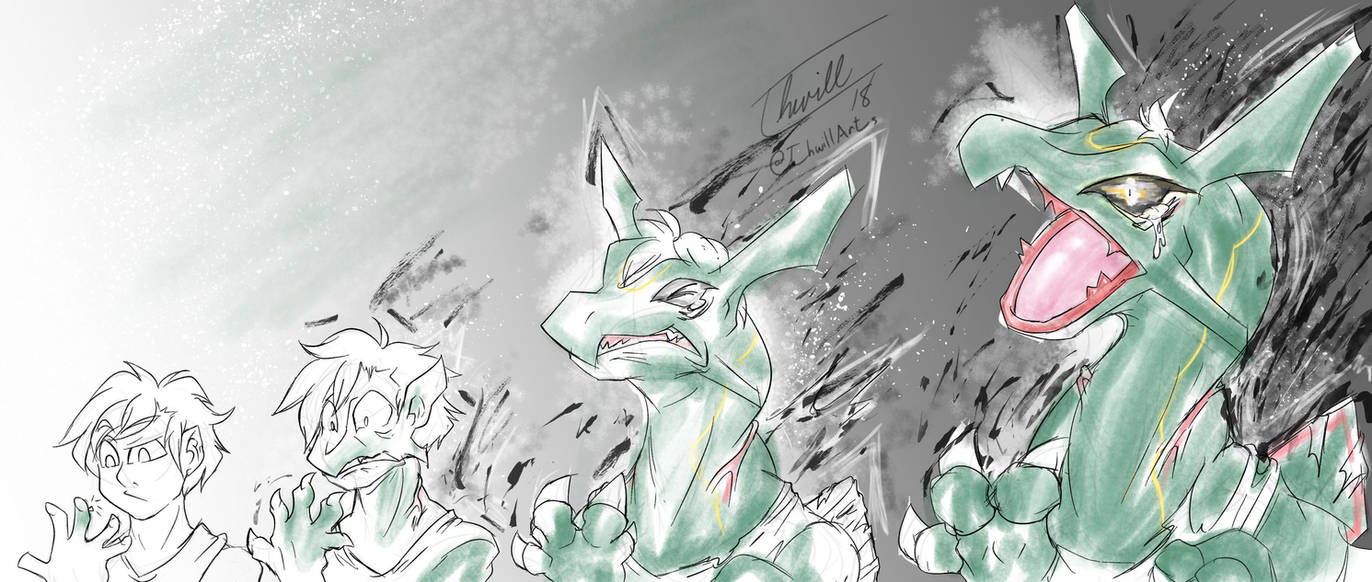 Random Transformation #37: Rayquayquay (Rayquaza) by Thwill on DeviantArt