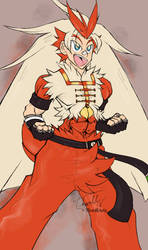 Gijinka Design #3: Sec the Blaziken