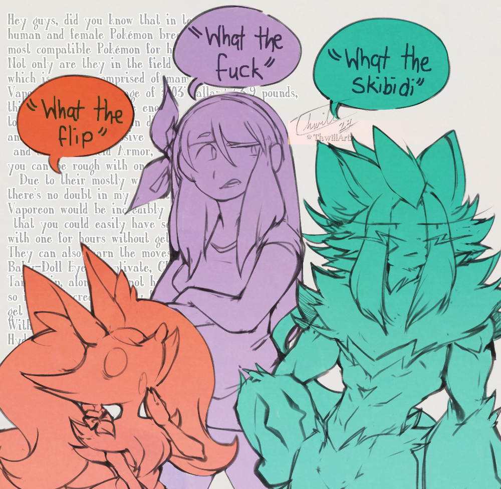 What the- Trio meme
