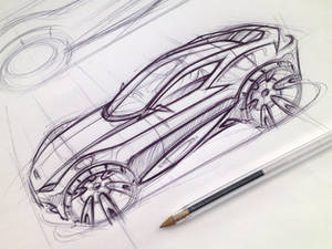 Ford Coupe Sketch