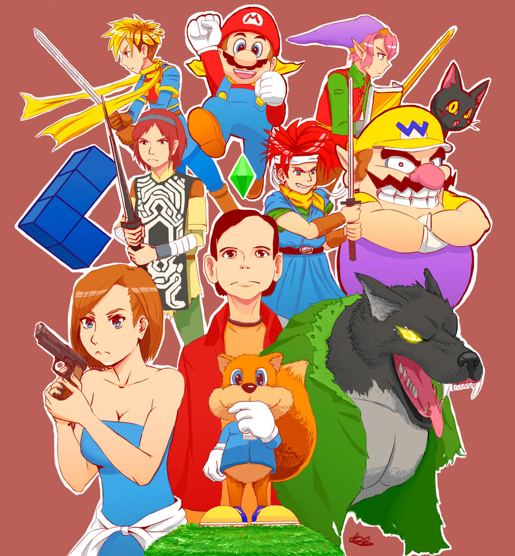 Games Characters. Deviantart Videogames by DPinedaIlustraciones on DeviantArt