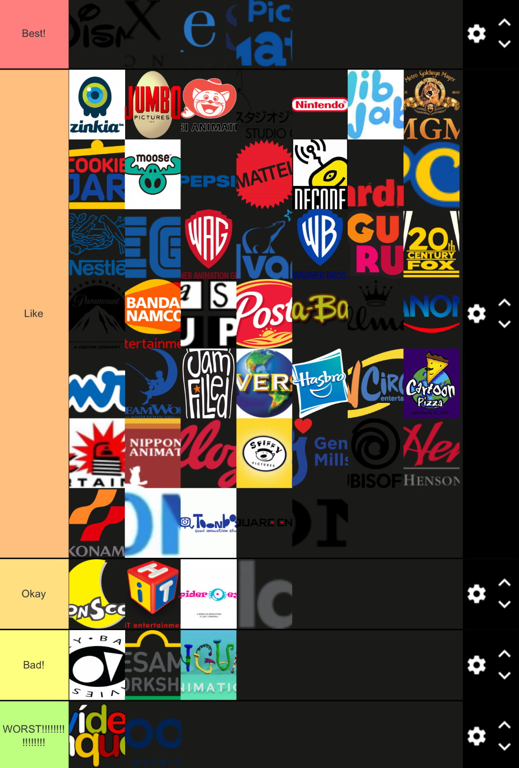 Tvokids Logo Bloopers Team Races! All Cups Tier List (Community Rankings) -  TierMaker