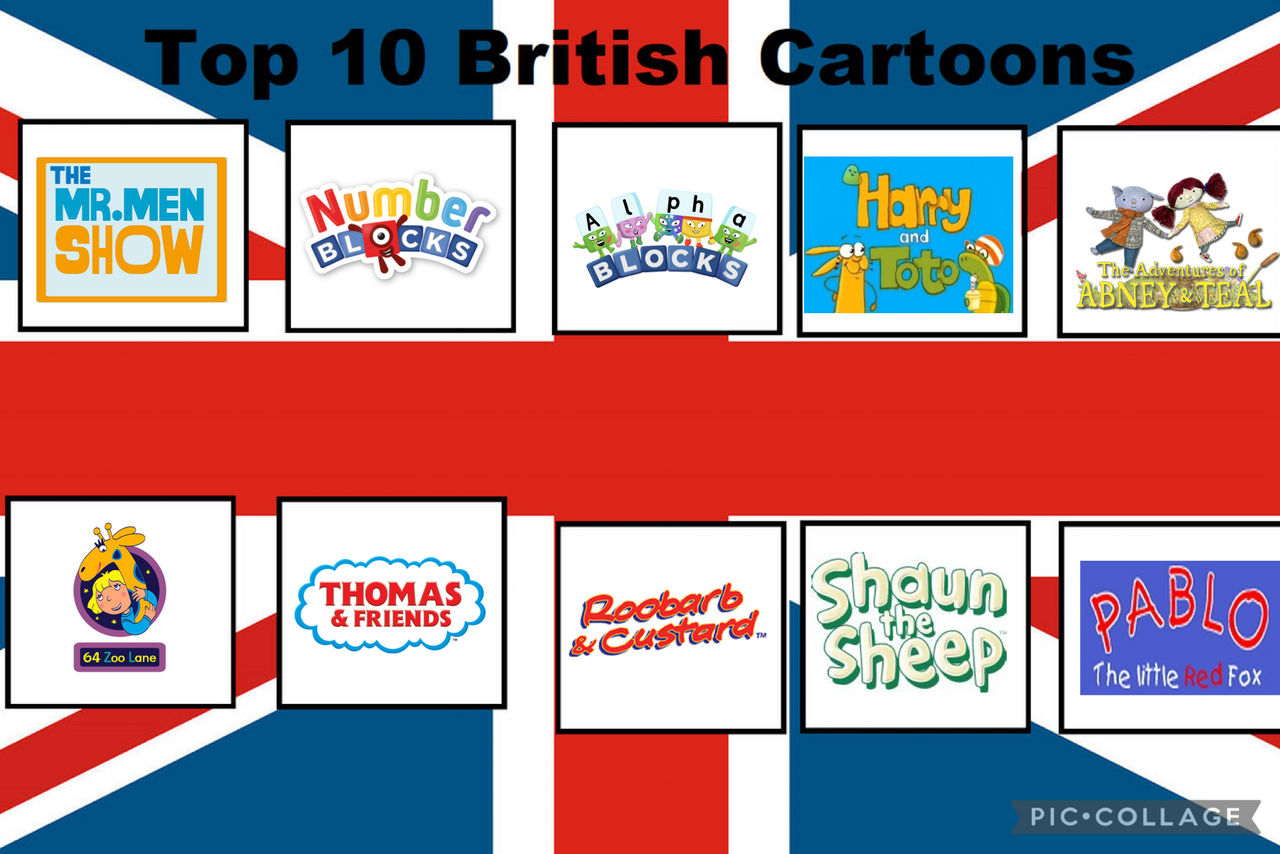 My Top 10 British Cartoons by erick2k21 on DeviantArt