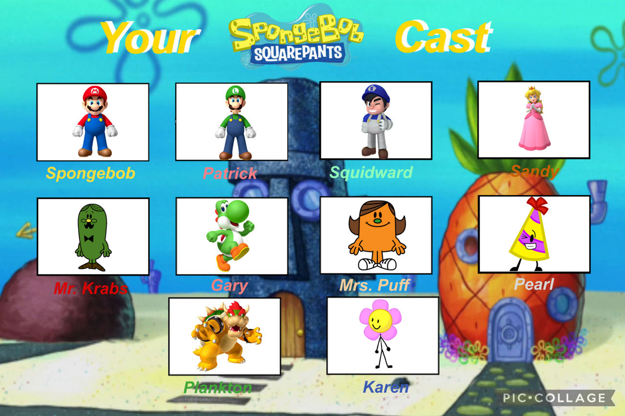 My SpongeBob SquarePants Cast Meme by erick2k21 on DeviantArt