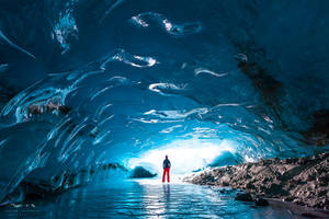 alone under the glacier