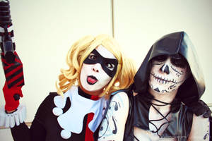 Harley Quinn and Morte