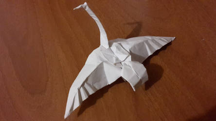 Crane variation origami