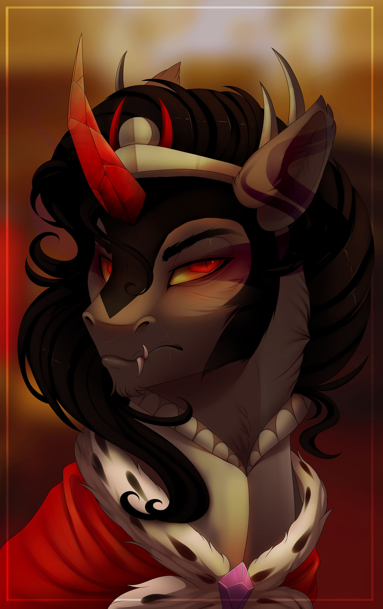 A Majestic Unicorn King by Evehly