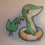 Snivy on the sea