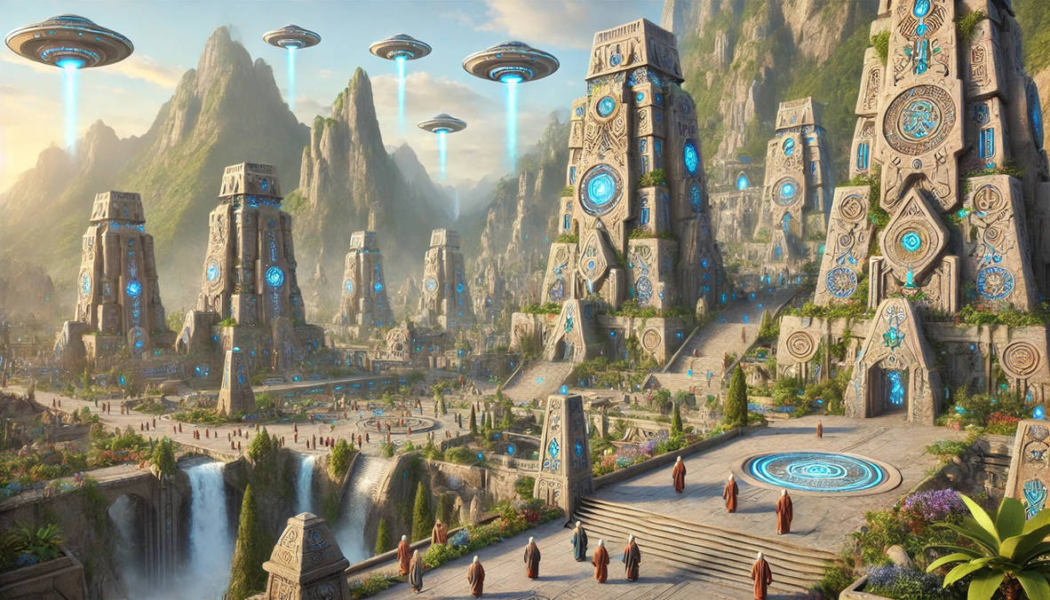 Advanced Civilization Pretty Ancient Advanced City by Full-Maverick on DeviantArt