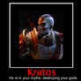 Kratos demotivational Poster