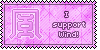 Wind Symbol Stamp