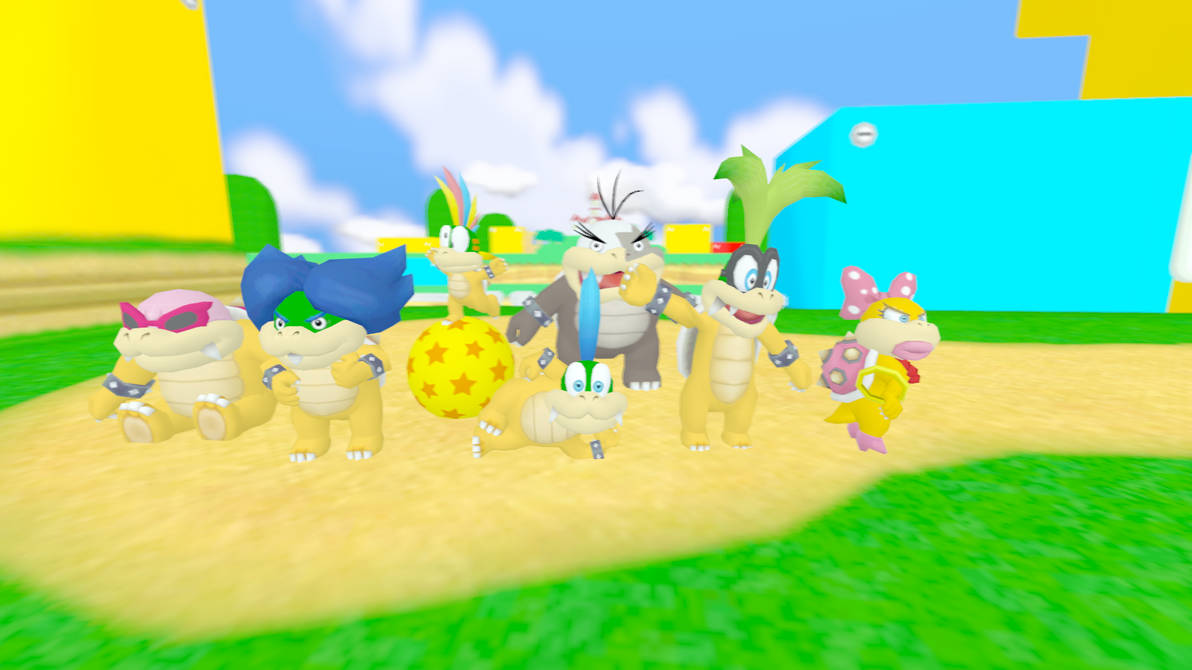 The 7 Koopalings by foxyboxymagma2 on DeviantArt