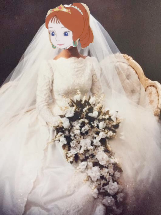 Nami as Yuri Tanima in her Wedding Dress by EmperorRoku on DeviantArt