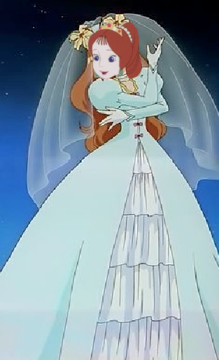 Nami as Yuri Tanima in her Wedding Dress by EmperorRoku on DeviantArt