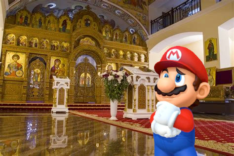 Orthodox Sponge Mario admiring an Orthodox Altar by SpongebobNintendo20 on DeviantArt