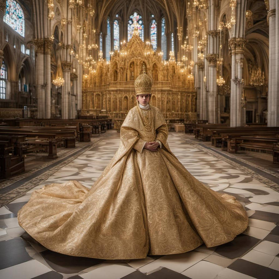 Orthodox Sponge Golden Orthodox Style Ballgown by SpongebobNintendo20 on DeviantArt