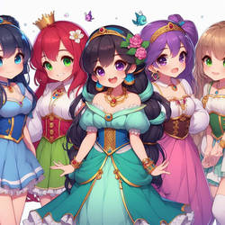 Disney Magical Girls