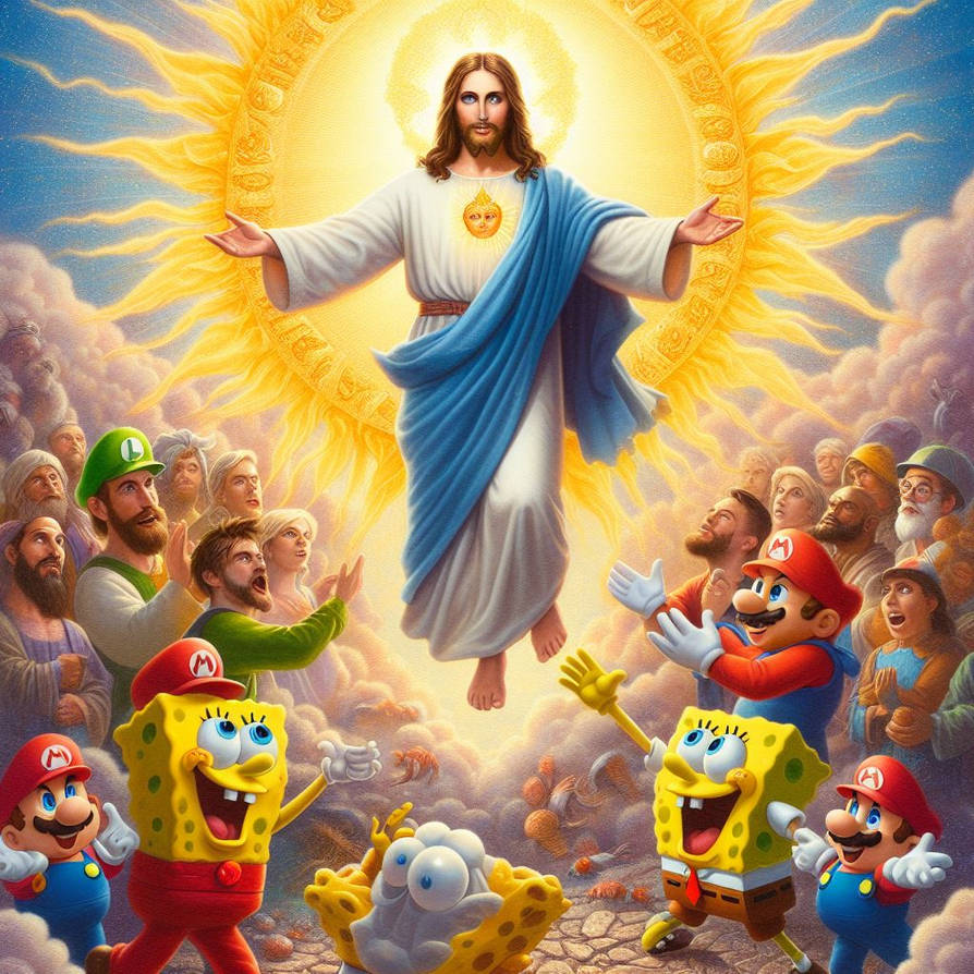 Christ is Risen by SpongebobNintendo20 on DeviantArt