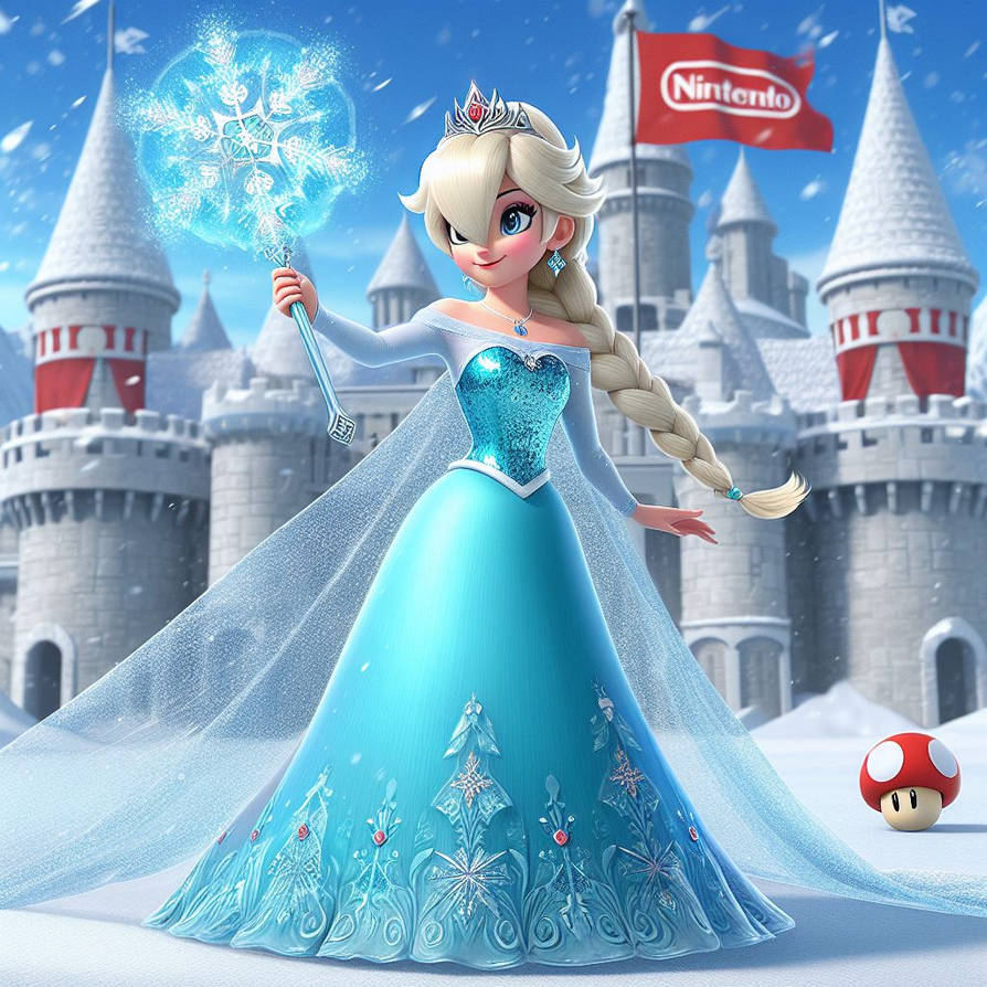 Elsa Rasta Rosalina as Elsa by SpongebobNintendo20 on DeviantArt