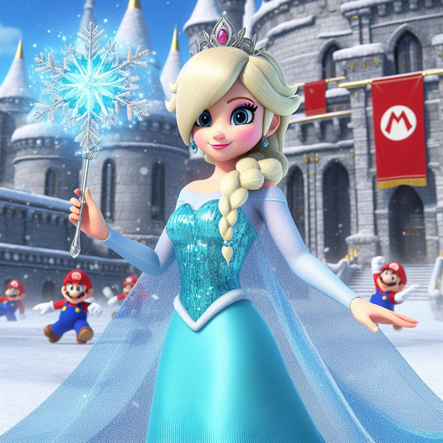 Elsa Rasta Rosalina as Elsa by SpongebobNintendo20 on DeviantArt