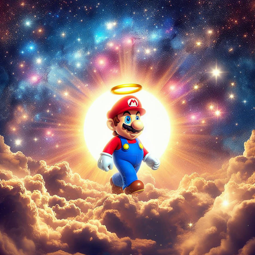 Mario walked with Celestia by SpongebobNintendo20 on DeviantArt