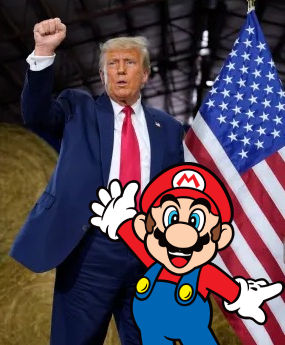 Mario Trump Mario and Trump 2024 by SpongebobNintendo20 on DeviantArt