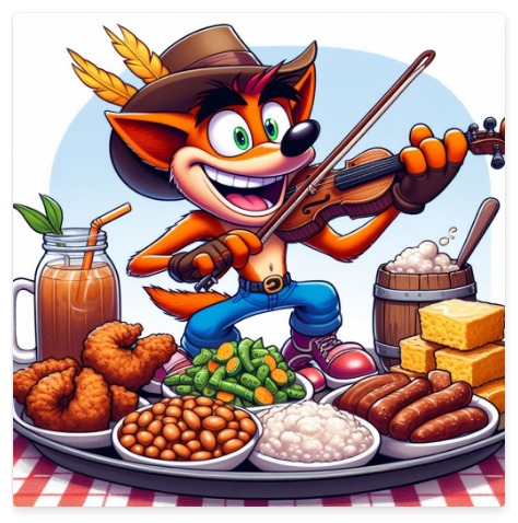 Buster Cornbread Deviantart Cornbread and Butterbeans (Fiddle version) by SpongebobNintendo20 on ...