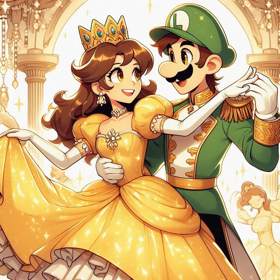 Luigi X Daisy By SpongebobNintendo20 On DeviantArt luigi-x-daisy-by-spongebobnintendo20-on-deviantart