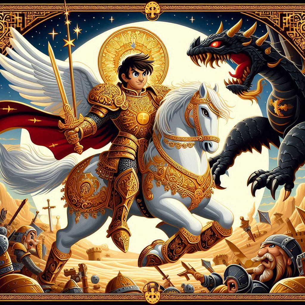 Saint George and the Dragon by SpongebobNintendo20 on DeviantArt