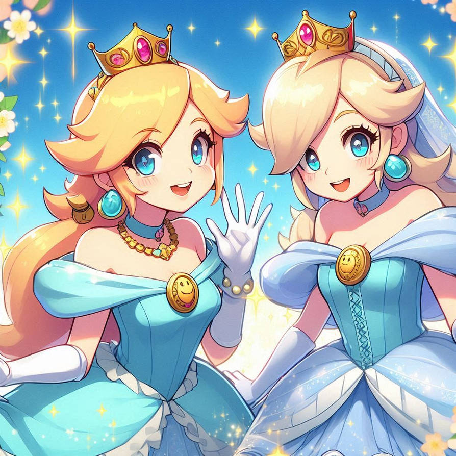 Peach And Rosalina By SpongebobNintendo20 On DeviantArt peach-and-rosalina-by-spongebobnintendo20-on-deviantart