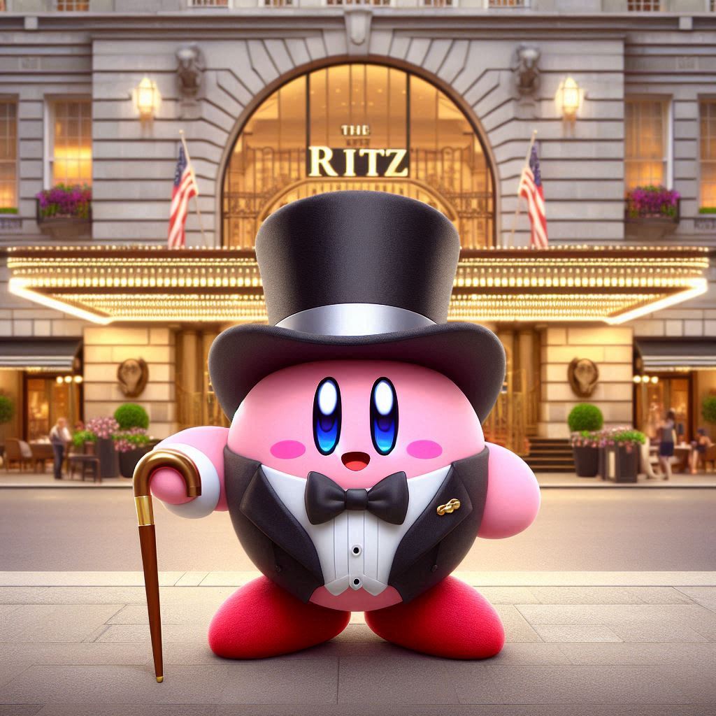 Kirby Puttin on the Ritz by SpongebobNintendo20 on DeviantArt