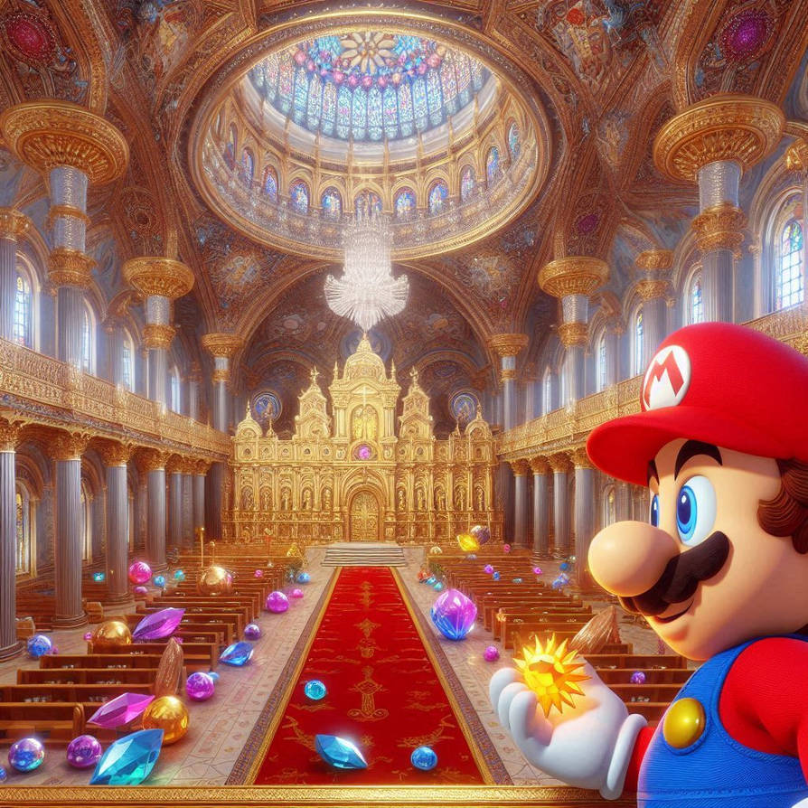 Mario admires the Orthodox Church by SpongebobNintendo20 on DeviantArt